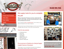 Tablet Screenshot of maceyfixings.co.uk